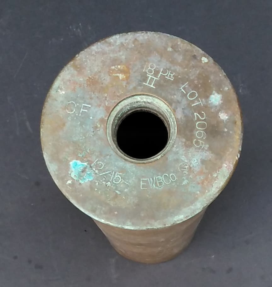 British 18 Pounder Brass Shell Case 1